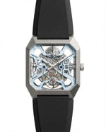Bell&Rose BR03 Cyber automatic Black Silver Sky Blue Dial