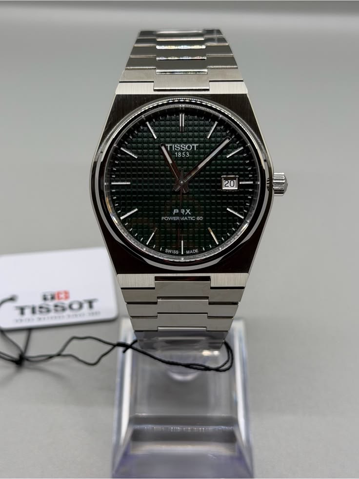 Tissoo_t 1853 PRX Silver Black