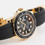 Role_x Yatch Master Yellow Gold Oysterflex Black Mint Mens Watch Luxury Edition Premium Quality westcott.shop