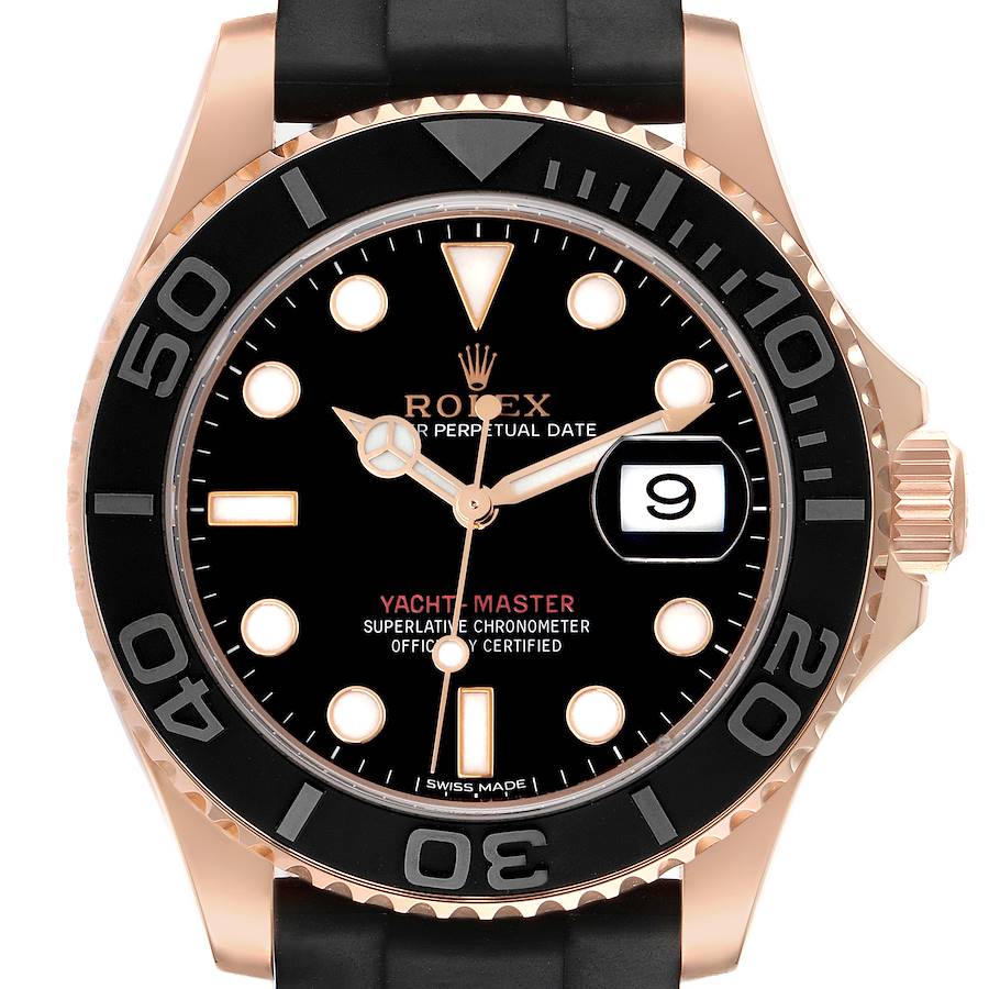 Role_x Yatch Master Rose Gold Oysterflex Black Mint Mens Watch Luxury Edition Premium Quality westcott.shop