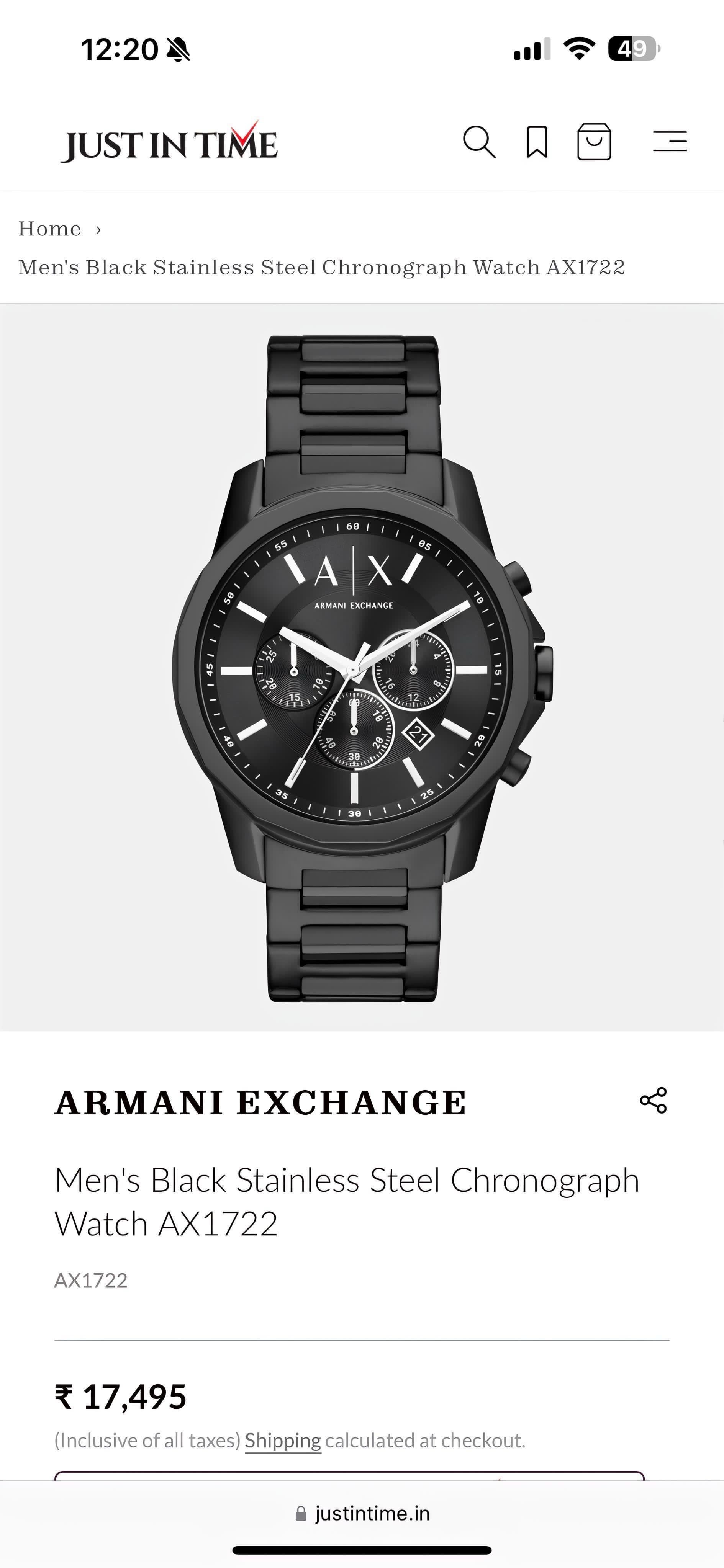 A_MANI EXCHANGE GUNMETAL