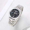 R_OLEX OYSTER PERPETUAL DAY DATE DIMOND 2TON SILVER - BLACK 40 BATTERY