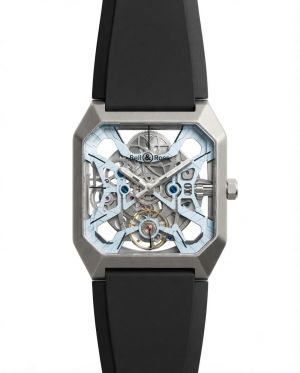 Bell&Rose BR03 Cyber automatic Black Silver Sky Blue Dial