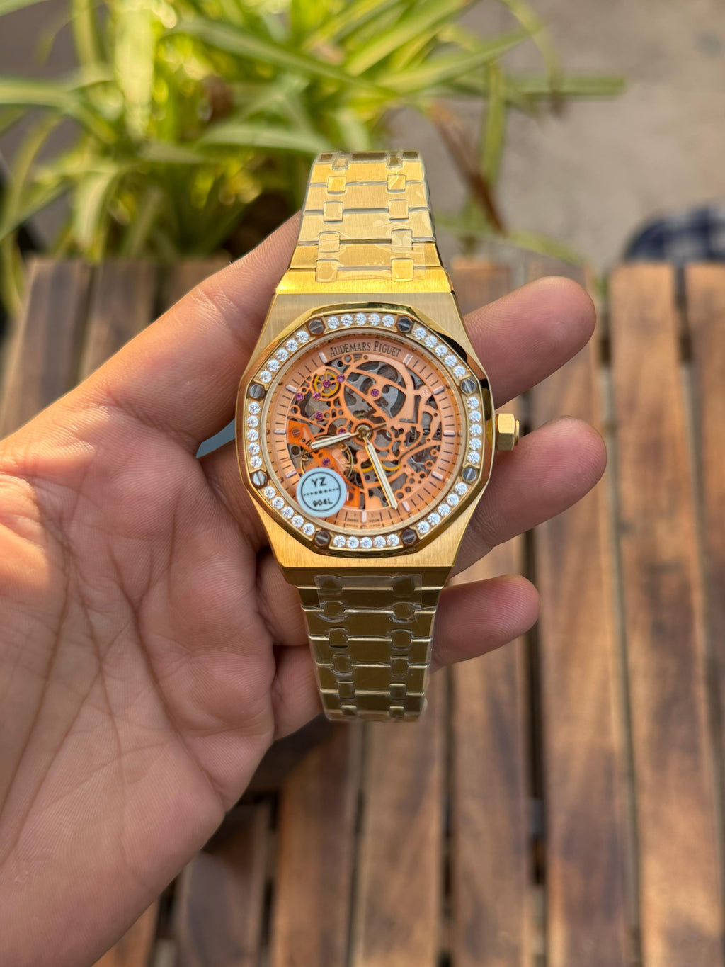 A_DEMARS P_GUE T ROYAL OAK SKELETON DIAMOND BAZEL