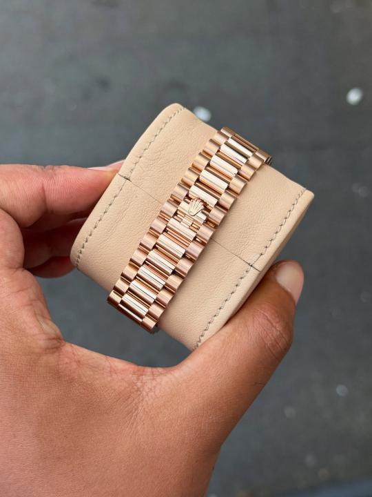 R_OLEX OYSTER PERPETUAL DAY DATE 40 BATTER COPPER - BROWN