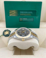 Rolee_x Oyster Perpetual Date Just 2Ton-Gold-Grey
