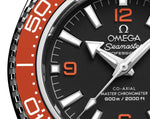 Omegg_a Seamaster Planet Ocean 600M Co-Axial Master Chronometer black orange