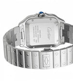 Cartiie_r Santos Automatic silver blue