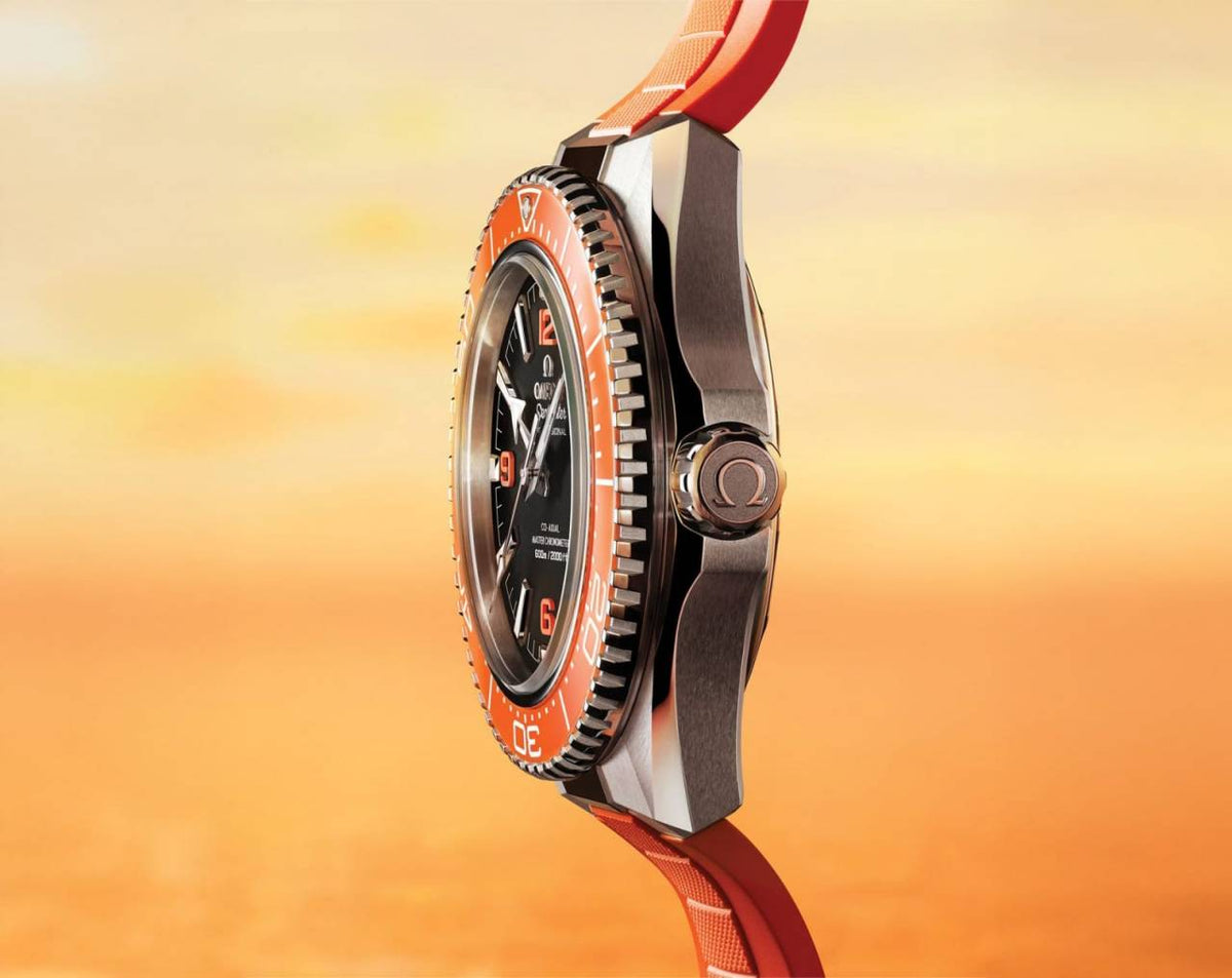 Omegg_a Seamaster Planet Ocean 600M Co-Axial Master Chronometer full Orange