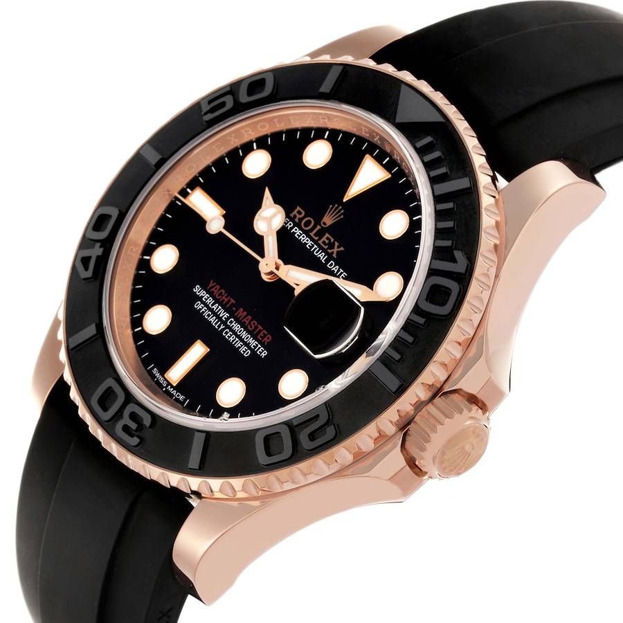 Role_x Yatch Master Rose Gold Oysterflex Black Mint Mens Watch Luxury Edition Premium Quality westcott.shop