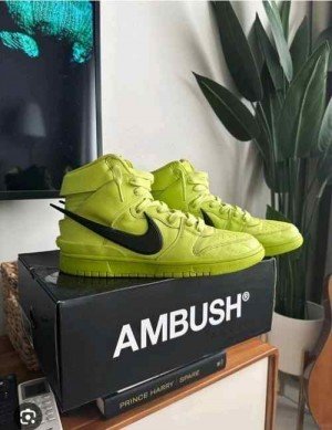 nikee ambush dunk high volt green